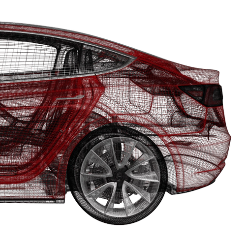 Kofferraumwanne XTR für Tesla Model Y 03/2019 - Heute, vorderer